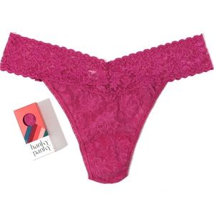 NWT Hanky Panky Original Rise Thong Wild Rose